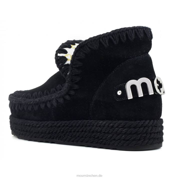 Eskimo 18 Jute Frauen 0V6X110 Schwarz Mou