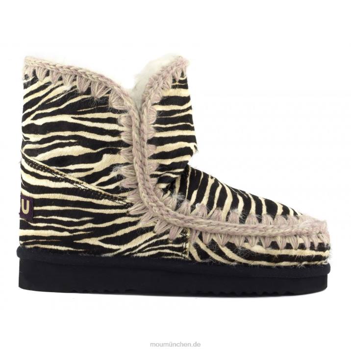 Eskimo 18 Ponyfell Frauen 0V6X357 Zebra schwarz weiß Mou