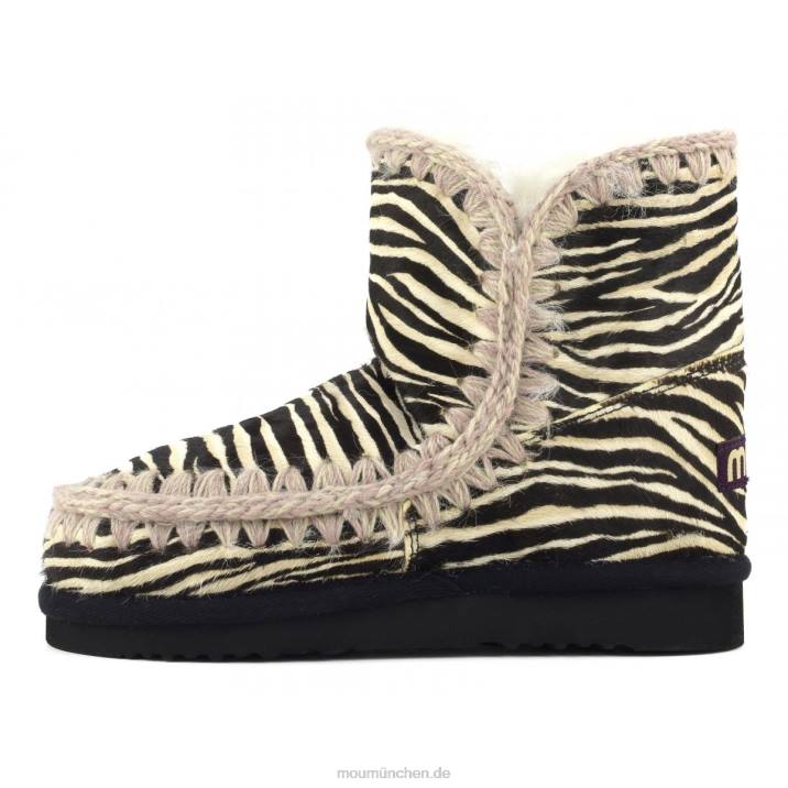 Eskimo 18 Ponyfell Frauen 0V6X357 Zebra schwarz weiß Mou