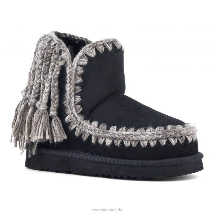 Eskimo 18 Wollzöpfe Frauen 0V6X325 Schwarz Mou