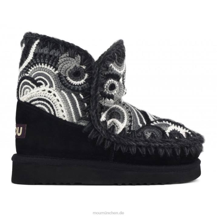 Eskimo 18 häkeln Frauen 0V6X400 Schwarz Mou