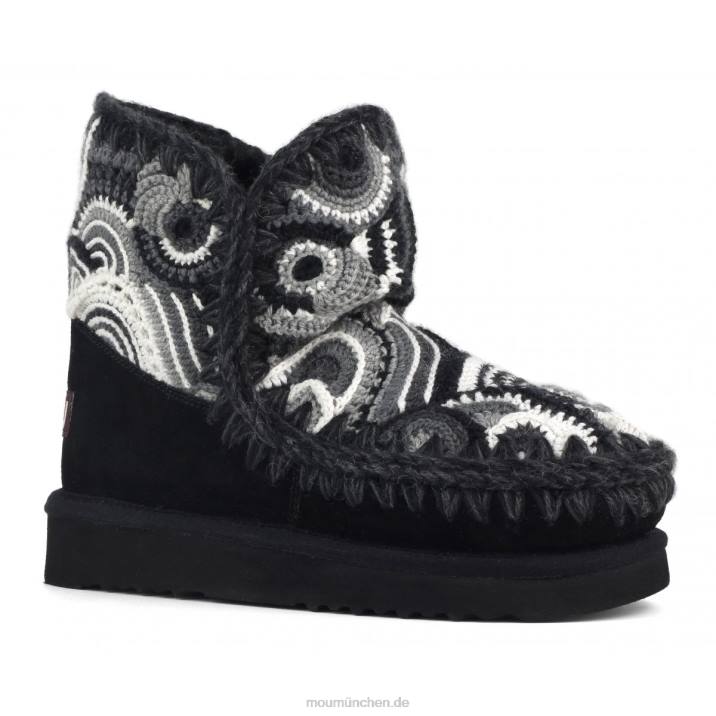 Eskimo 18 häkeln Frauen 0V6X400 Schwarz Mou