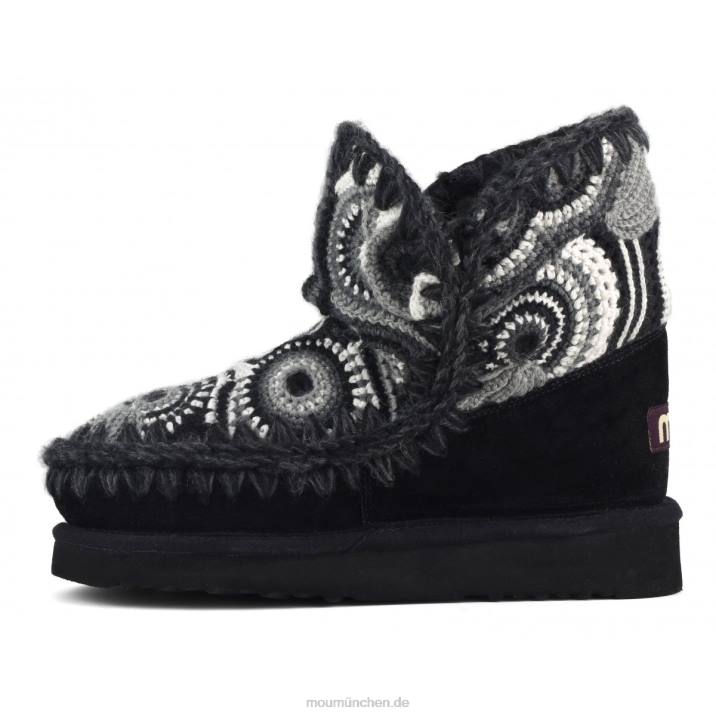 Eskimo 18 häkeln Frauen 0V6X400 Schwarz Mou