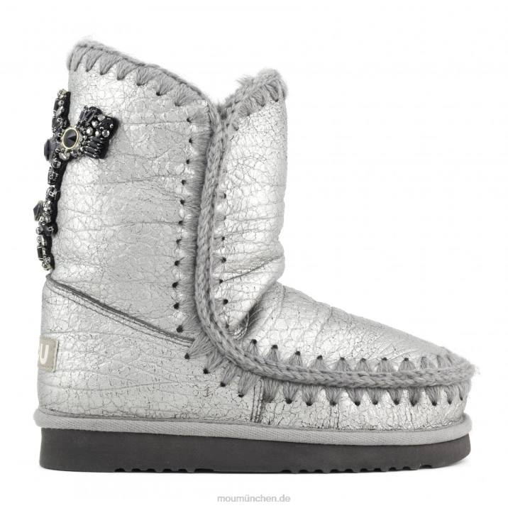 Eskimo 24 Aufnäher mit Kristallen auf der Rückseite Frauen 0V6X361 metallisches Büffelrotguss Mou