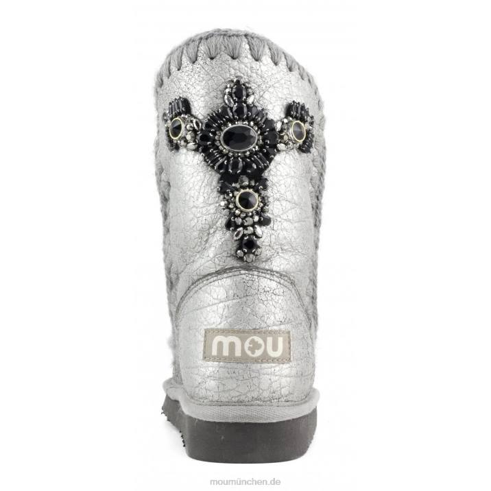 Eskimo 24 Aufnäher mit Kristallen auf der Rückseite Frauen 0V6X361 metallisches Büffelrotguss Mou