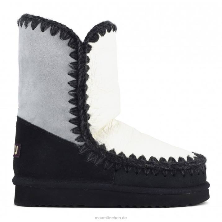 Eskimo 24 Farbblock Frauen 0V6X300 Eismeer & Schwarz-Weiß-Mix Mou