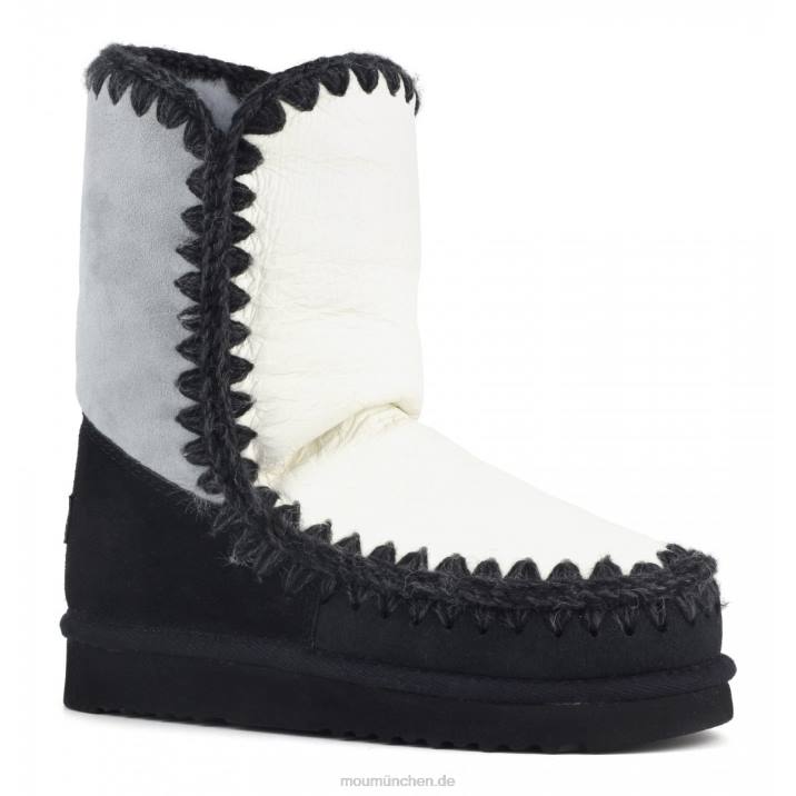 Eskimo 24 Farbblock Frauen 0V6X300 Eismeer & Schwarz-Weiß-Mix Mou