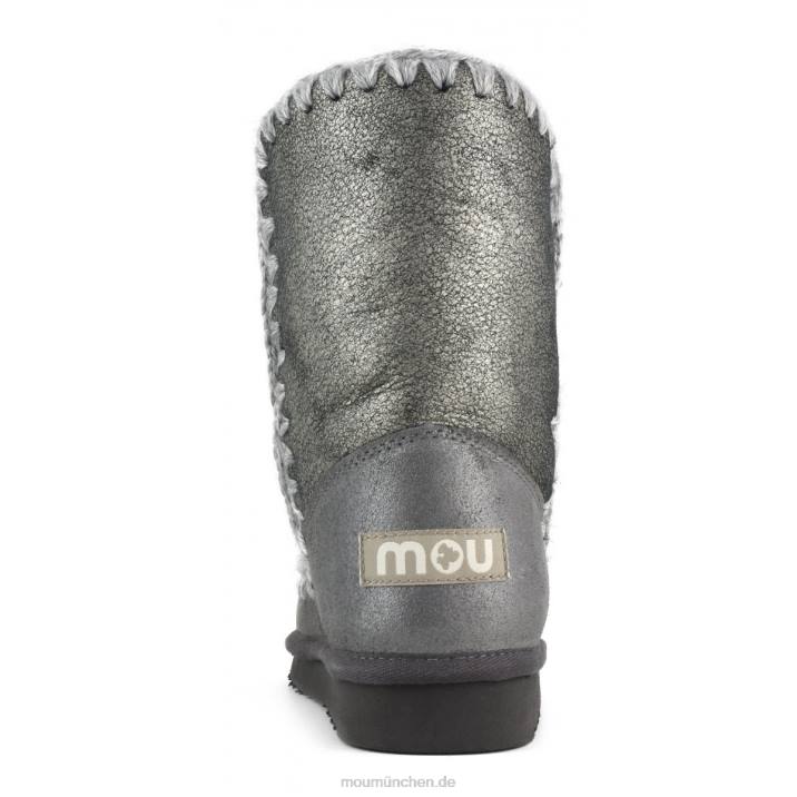 Eskimo 24 Farbblock Frauen 0V6X334 Staubschwarz/Silber-Mischung Mou