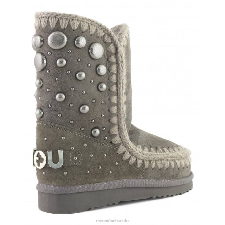 Eskimo 24 Rückennieten, großes Logo Frauen 0V6X397 Holzkohle Mou