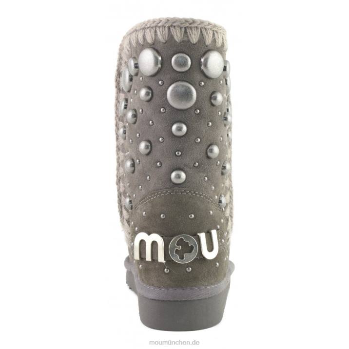 Eskimo 24 Rückennieten, großes Logo Frauen 0V6X397 Holzkohle Mou