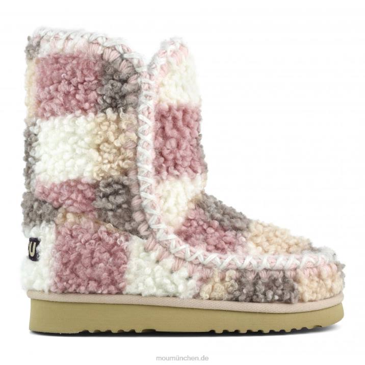 Eskimo 24 Tartan-Teddy-Fleece Frauen 0V6X321 Teddy-Karos nackt Mou