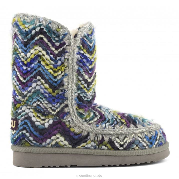 Eskimo 24 Wollstoff Frauen 0V6X275 Wollmischung Azul Mou