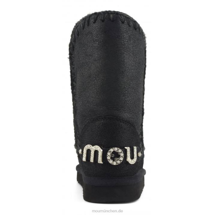 Eskimo 24 mit Strass-Logo Frauen 0V6X315 rissig schwarz/grau Mou