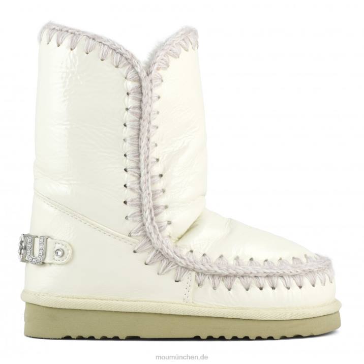 Eskimo 24 mit Strass-Logo Frauen 0V6X319 Lackweiß Mou