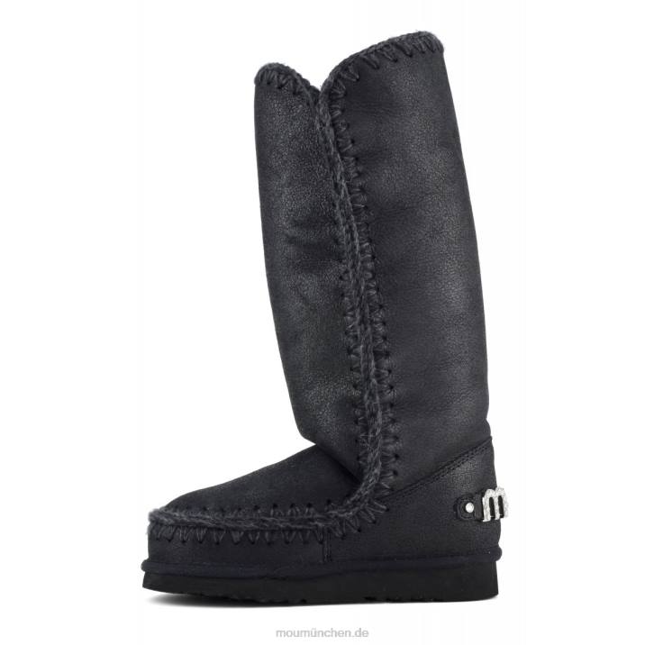 Eskimo 40-Strass-Logo Frauen 0V6X411 rissig schwarz/grau Mou