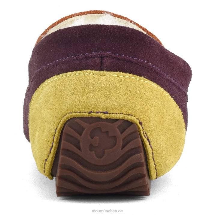 Farbblock-Mokassin-Eskimo-Nähte Frauen 0V6X682 lila Mou