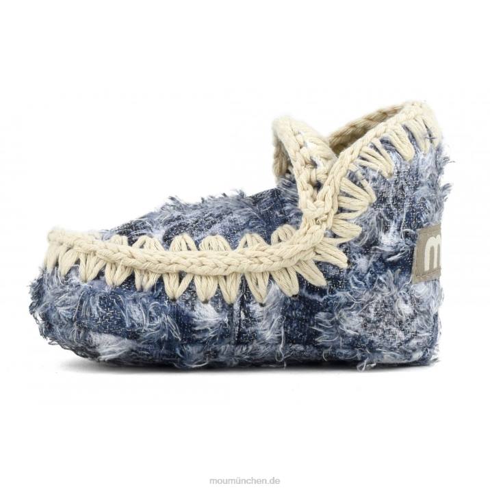 Sommer-Eskimo-Jeans für Kleinkinder Kinder 0V6X795 Denim-Patchwork Mou