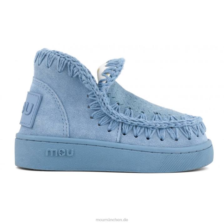 Sommer-Eskimo-Sneaker-Monochrome Kinder 0V6X783 Nilblau Mou