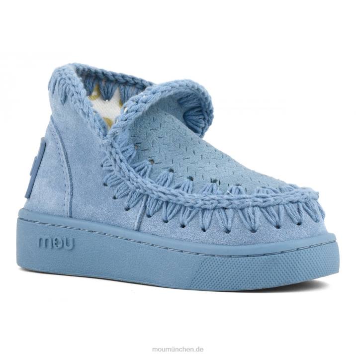 Sommer-Eskimo-Sneaker-Monochrome Kinder 0V6X783 Nilblau Mou