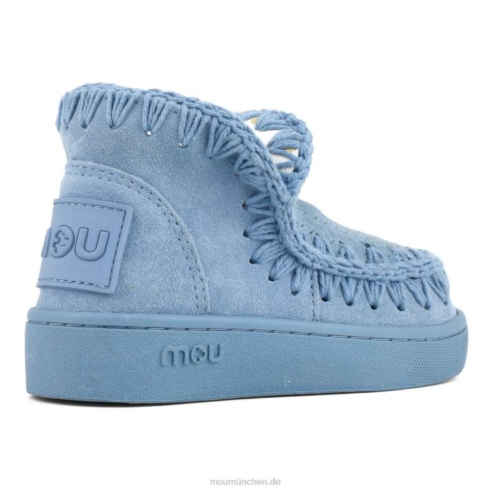 Sommer-Eskimo-Sneaker-Monochrome Kinder 0V6X783 Nilblau Mou
