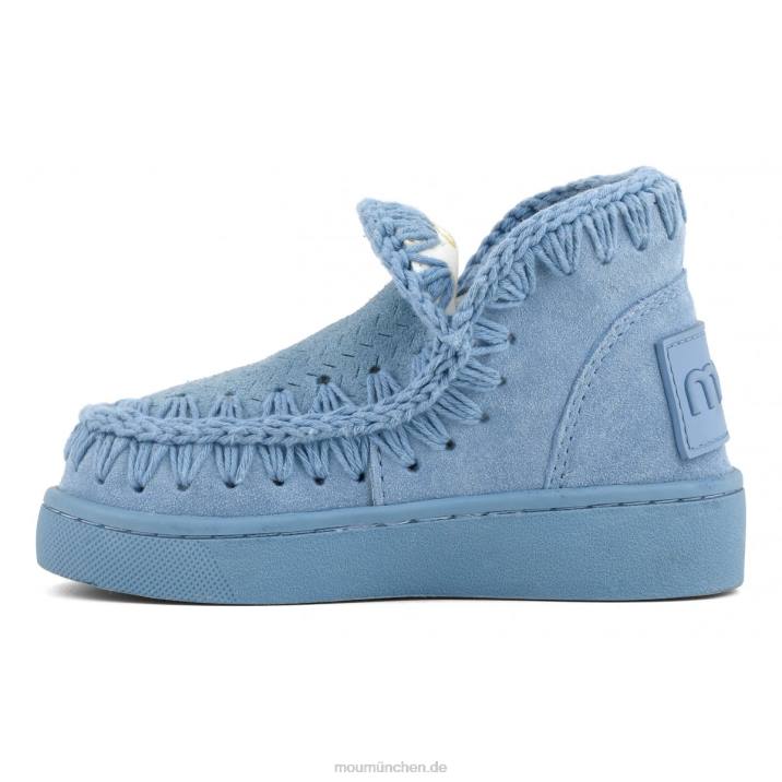 Sommer-Eskimo-Sneaker-Monochrome Kinder 0V6X783 Nilblau Mou