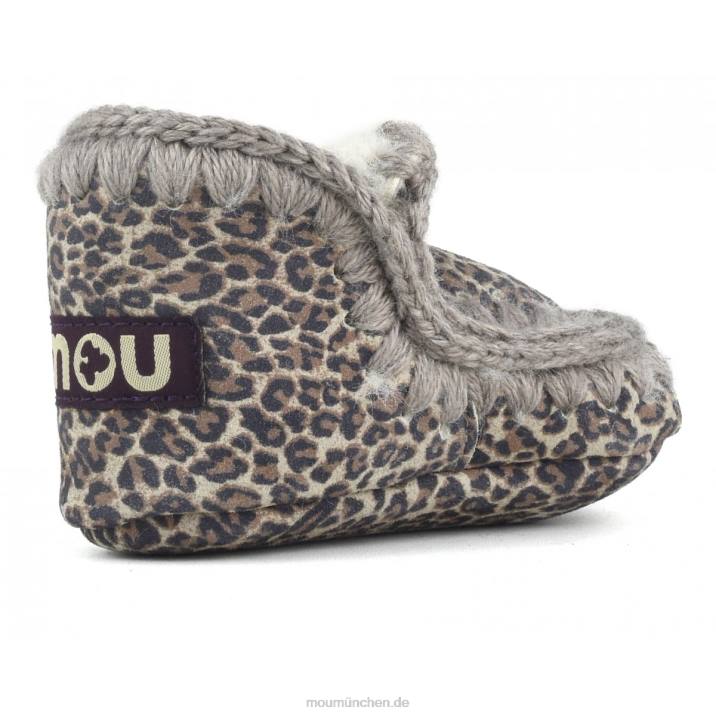 Eskimo-Säugling 812 Kinder 0V6X812 kleines Gepardenleder Mou