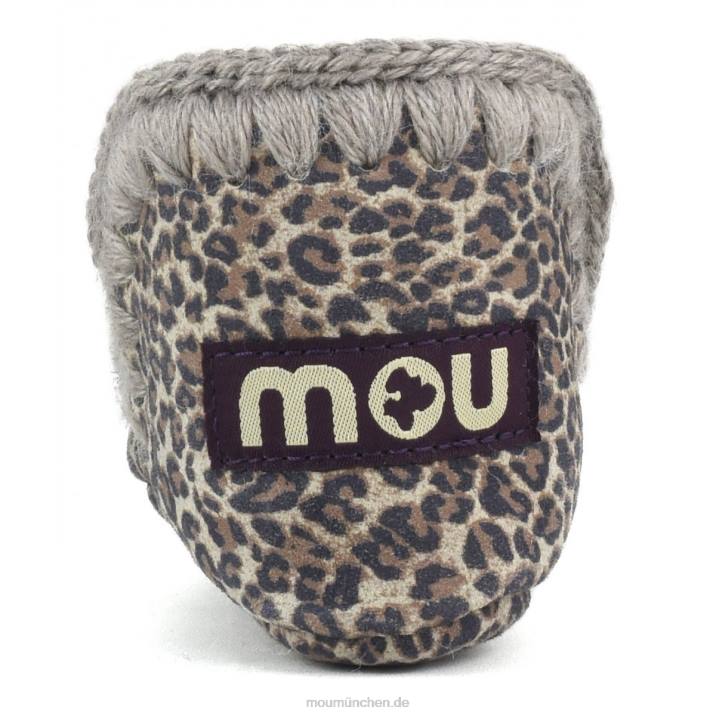 Eskimo-Säugling 812 Kinder 0V6X812 kleines Gepardenleder Mou