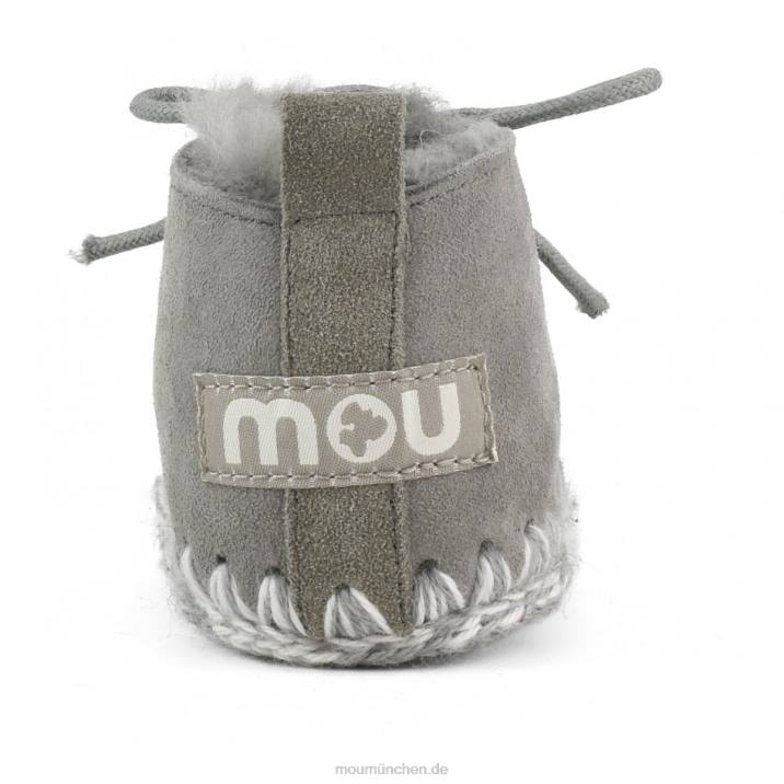 Schnürschuh für Kleinkinder Kinder 0V6X824 neues Grau Mou