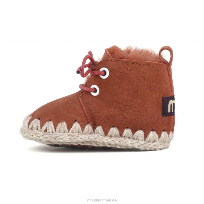 Schnürschuh für Kleinkinder Kinder 0V6X825 Ingwer Mou