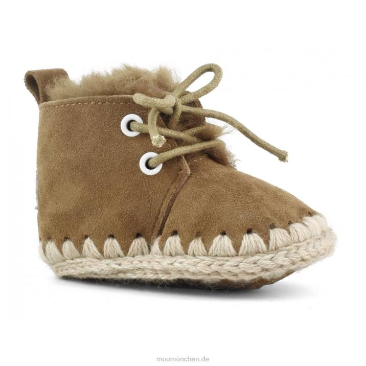 Schnürschuh für Kleinkinder Kinder 0V6X826 Cognac Mou