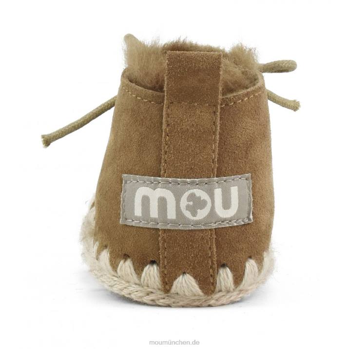 Schnürschuh für Kleinkinder Kinder 0V6X826 Cognac Mou