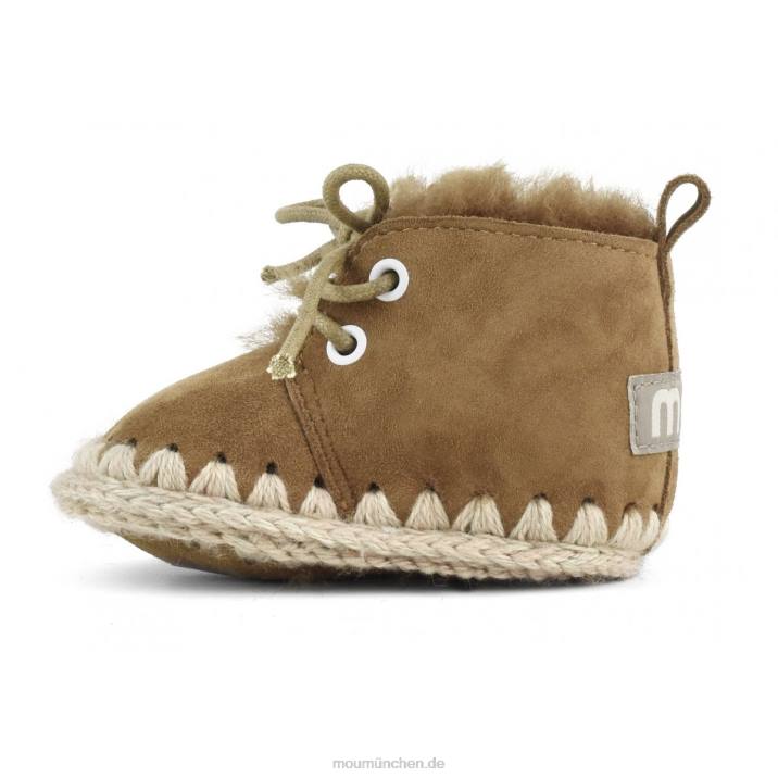 Schnürschuh für Kleinkinder Kinder 0V6X826 Cognac Mou