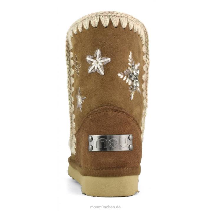 Eskimowolle und Kristallsterne Kinder 0V6X835 Cognac Mou