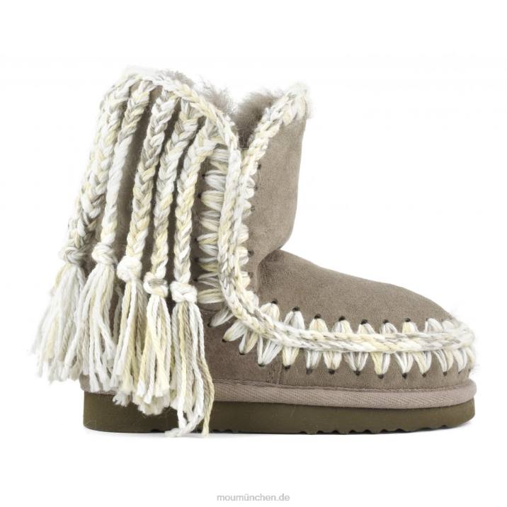 Zöpfe aus Eskimowolle Kinder 0V6X836 Elefantengrau Mou