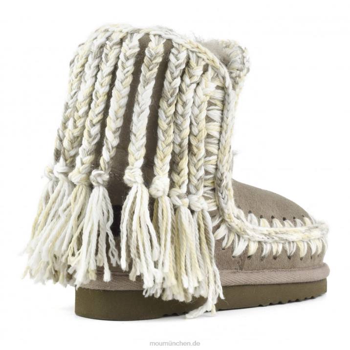 Zöpfe aus Eskimowolle Kinder 0V6X836 Elefantengrau Mou