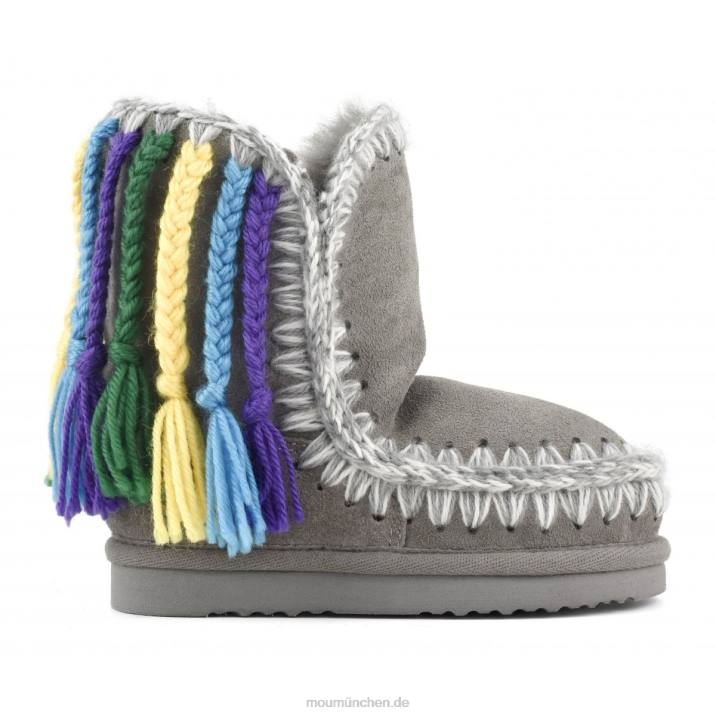 Zöpfe aus Eskimowolle Kinder 0V6X837 neues Grau Mou