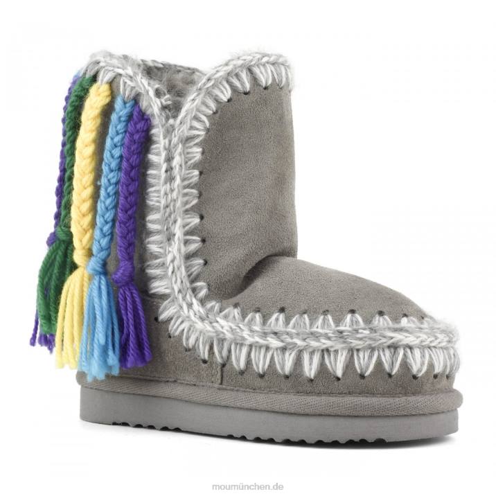 Zöpfe aus Eskimowolle Kinder 0V6X837 neues Grau Mou