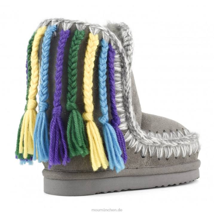 Zöpfe aus Eskimowolle Kinder 0V6X837 neues Grau Mou