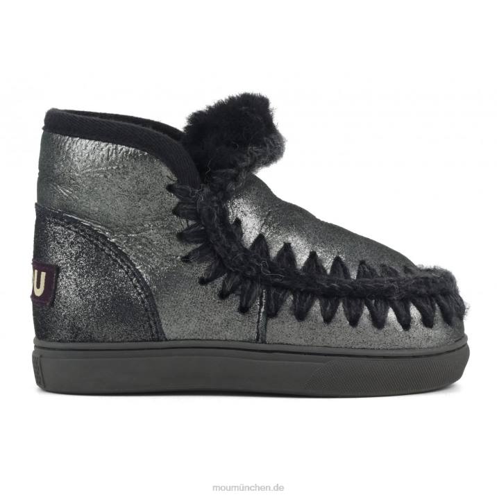 Eskimo-Sneaker Kinder 0V6X798 Mikroglitter schwarz Mou