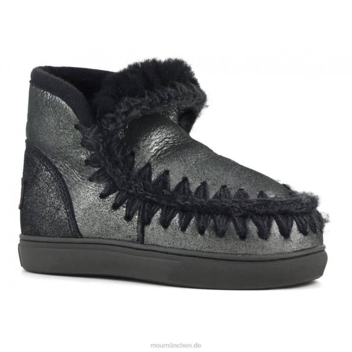 Eskimo-Sneaker Kinder 0V6X798 Mikroglitter schwarz Mou