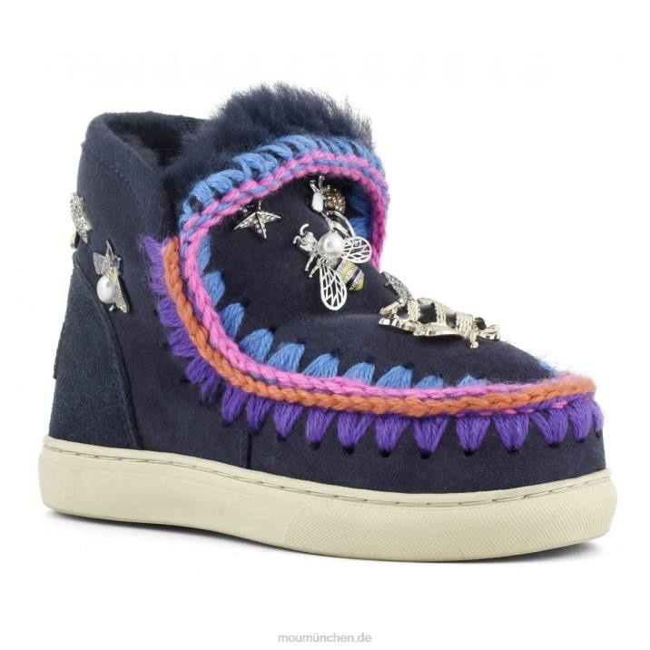 Eskimo-Sneaker mit gemischten Accessoires Kinder 0V6X811 Abgrund Mou