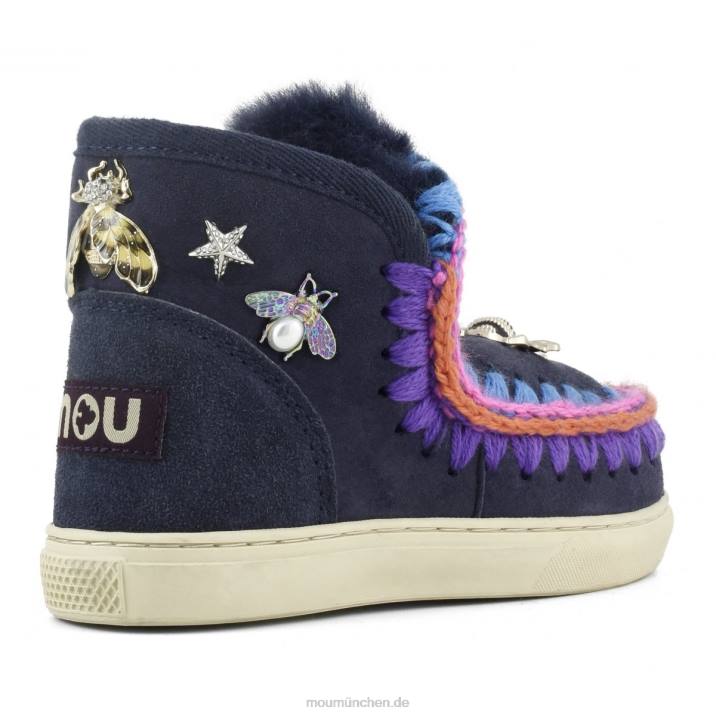 Eskimo-Sneaker mit gemischten Accessoires Kinder 0V6X811 Abgrund Mou