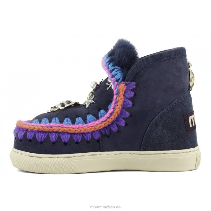Eskimo-Sneaker mit gemischten Accessoires Kinder 0V6X811 Abgrund Mou