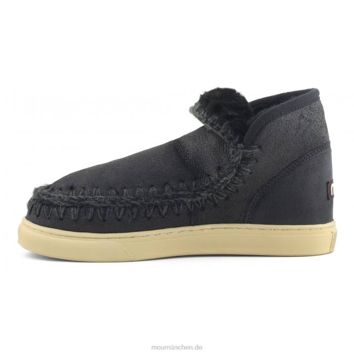 Eskimo-Sneaker Männer 0V6X776 rissig schwarz/grau Mou