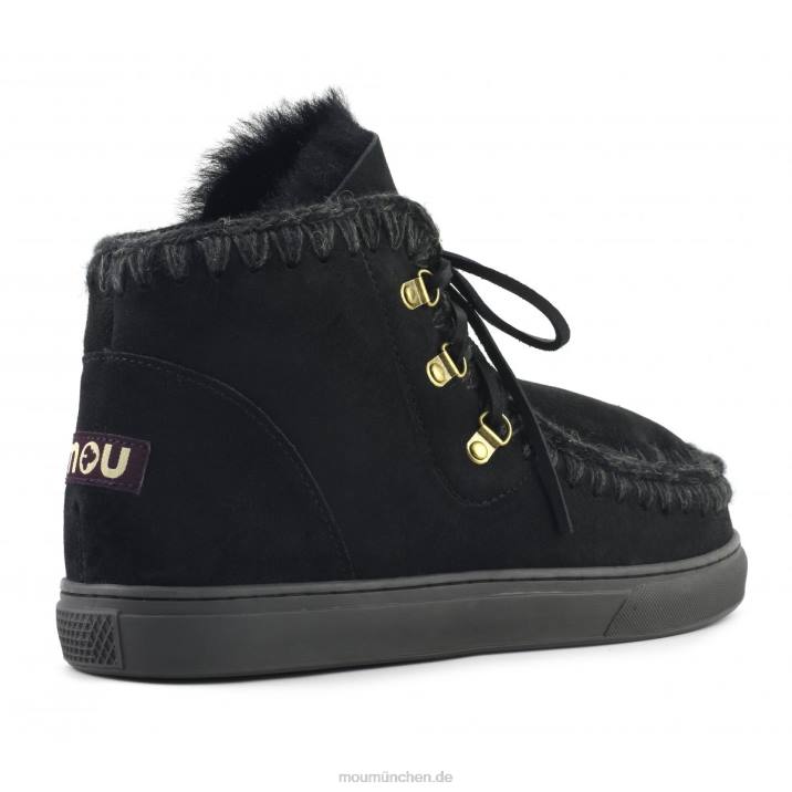 Eskimo-Sneaker zum Schnüren Männer 0V6X772 Schwarz Mou